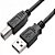 Cabo Para Impressora USB Reforçado 2.0/AM+BM/ De 5 Metros Com Filtro -  high Performance - Imagem 5