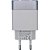 Fonte Carregador Rápido Com 2 Portas USB A 3.1A Inova Branco Com Cinza - KV-5247 - Imagem 2