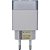 Fonte Carregador Rápido Com 2 Portas USB A 3.1A Inova Branco Com Cinza - KV-5247 - Imagem 3