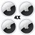 Rastreador Apple Airtag MX542BE/A Bluetooth / 4 Pecas - Preto / Prata - Imagem 1