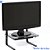 Suporte de mesa para Monitor de LCD preto e vidro fumê Reliza - Imagem 3