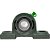 Kit 2 Mancal Pedestal P204 com Rolamento 20mm com Eixo 60cm - Imagem 6