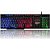 Teclado Gamer Semi Mecanico LED Abnt2 Exbom 3859 BK-151C - Imagem 2