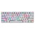 Motospeed CK62 bluetooth USB Wired Dual-Mode Outemu Switch RGB Mechanical Gaming Keyboard - White Red Switch - Imagem 1