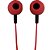 Fone De Ouvido Estéreo Com Microfone Relog's - Es-3 - Vermelho - Imagem 1