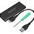 Case Mini para HDs SATA III NGFF / M.2 B Key USB 3.0 alumínio 5Gbps EXBOM CGHD-M2B31 - Imagem 1