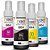 Kit 4 Cores Refil de Tinta Nexel Compatível Epson 664 Preto, Yelow, Magento, Cyan - Imagem 1