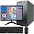 Computador i5 8° Geração - DDR4 8Gb - HD SSD 240GB- Rede Giga- Fonte Real 600W - Monitor  21,5 Teclado e Mouse - Imagem 1
