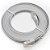 Patch Cord Flat Cable RJ45 Gigabit Flexível Cat6 3m Cinza - Imagem 2