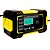 Carregador de Bateria de Carro 12V Carga Rápida Com Display Lcd Inteligente - Amarelo - Imagem 2