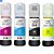 Kit 4 Cores Refil de Tinta Nexel Compatível Epson 544 Preto, Yelow, Magento, Cyano - Imagem 1
