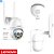 Câmera De Segurança IP Wi-Fi 3MP 5G Externa 4x zoom digital Áudio CCTV Visão Noturna - Lenovo - Imagem 2