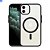 Capa Transparente Com Carregamento Magnetico Para iPhone 11 - Preto - Imagem 1