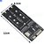 Placa Adaptadora de SATA Para M.2 Sata SSD e M.2 NVME - SFF-8654 - Imagem 2