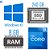 Computador Core i7-3770-HD SSD 240GB WALRAM-Memória Ram 8GB Kingston- Windows 10 - Gabinete 25BK - Imagem 2