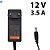Fonte de Alimentação AC/DC 12V 3.5A Plug P4 Pino 4.5mm x 3.0mm - Sagemcom - Imagem 1