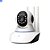 Câmera Ip Sem Fio 360° 3 Antenas Hd Wifi Com Visão Noturna e Alarme - Leon GTS - Imagem 3