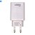 Fonte Carregador Rápido Com 1 Portas USB 3.0 e 1 Porta USB Tipo-C 3.1A Leon Pro Branco - 5040 - Imagem 1