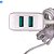 Carregador Rápido V8 Com Duas Portas USB 4.8A de Alta Potência Inova Branco - KV-G5190S - Imagem 4