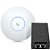 Kit Acess Point Ubiquiti Networks U6-Lr Unifi Ap Ac 4X4 Wifi 6 2.4/5Ghz 3Gbps + Fonte Injetor Poe UI. 48VDC 24W 0.5AMP - Imagem 1