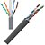 Caixa de Cabo de Rede Soho Plus Furukawa CAT6 Categoria 6- 24AWGX4P ROHS 100% Cobre Cinza - Imagem 3