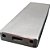 Case Externa Portatíl Para HD SSD M.2 SATA Em Alumínio Com Cabo USB-C/USB 3.1-Cinza - Imagem 2