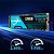 Kit Case M.2 Externa Portatíl Com Cabo USB-C/USB 3.1 com SSD M.2 NVMe 128GB - Imagem 4