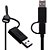 Gaveta Case Para SSD M.2 Sata e Nvme USB 3.0 Em Alumínio até 10Gbps KP-HD812 - Imagem 3