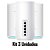 Roteador Wifi Huawei Ws5800 Ac2200 Mesh Triband 2200MBPS 2.4/5.8GHZ Kit Com 3 Unidades - Imagem 1