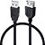 Cabo Extensor USB 2.0 Macho/Femea 1.5M Kapbom Preto - KAP-UN-1.5M - Imagem 1