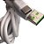 Carregador Rápido Tipo C Com 2 Portas USB 4.8A com Carregamento Inteligente Inova Branco- CAR-3173C - Imagem 5