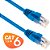 Cabo de Rede Cat.6 PC-ETH6U15BL 1.5 Metros Patch Cord PlusCable - Azul - Imagem 4