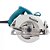 Serra Circular Elétrica Makita 5007N 185mm 1800W Azul-Turquesa 127V - Imagem 2