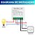 Mini interruptor Inteligente 16A AC100V-240V 50Hz/60Hz Compatibilidade com Alexa e Google Assistent - Basilus - Imagem 5
