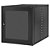 Mini Rack 19" 12u x 400mm Acr Max Eletron Preto 5238 - Imagem 1