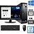 Computador Core i3-6100-6G-SSD 256GB-Memória Ram 8GB- Slim Horizontal e Vertical- Com Monitor 19 HDMI e Teclado e Mouse - Imagem 1