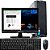 Computador Core i3-3220-SSD 120GB-Memória Ram 8GB-Gab Slim H V Horizontal e Vertical- Com Monitor 15 HDMI e Teclado e Mo - Imagem 1