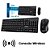 Teclado e Mouse Sem Fio Wireless ABNT II 2.4Ghz Multimídia Exbom BK-S1000M-04255 Preto - Imagem 5