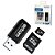 Cartão de Memória 64G Micro-SD -TF  10mbs STGD-TF64G 03067 Exbom Com Leitor de Cartão e Adaptador - Imagem 1