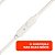 Fone de Ouvido JBL Tune 110 intra-Auriculares Branco - JBLT110WHT Com Microfone - Imagem 3