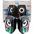 Caixa de Som Multimídia, LED RGB, Com 2 Canais, Para PC, Notebook, Amplificação 6W RMS, Knup, KP-RO804, Preta - Imagem 3