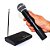 Microfone Sem Fio Wireless VHF 175MHz Alcance de até 40 Metros KP-910 - Imagem 1