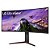 Monitor Gamer LG UltraGear LG 34" Curvo LED WQHD UltraWide 160Hz, 1ms AMD FreeSync Premium, HDR10, 99% sRGB - 34GP63A-B - Imagem 2