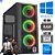 Computador Gamer i7-10700F -Gigabyte H470M - RAM 16GB - SSD 512GB - Placa de Vídeo 4GB - Fonte 750w - Gab G220BK, Win 10 - Imagem 1