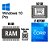 Computador Gamer i7-10700F -Gigabyte H470M - RAM 16GB - SSD 512GB - Placa de Vídeo 4GB - Fonte 750w - Gab G220BK, Win 10 - Imagem 2