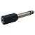 Adaptador Plug P10 Mono Para Jack Mono BrCabo - Imagem 2