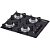 Fogão Cooktop Gás Chamalux 4 Bocas Ultra Chama Preto 127V/220V - Imagem 1