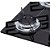 Fogão Cooktop Gás Chamalux 4 Bocas Ultra Chama Preto 127V/220V - Imagem 2