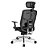 Cadeira Gamer e Escritório DT3 Office Diana Cavaleira Series Ergonômica Com Estofado de Mesh, Reclinável, Preto, 11726-7 - Imagem 6