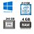 Computador Core i3 2100, SSD 240GB, Memória 4GB, GaB MT32BK, Windows10 - Imagem 2